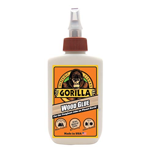 Gorilla Wooden Glue - 4 oz Bottle - Pure Wooden Shade - Set of two