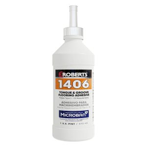 ROBERTS 1406 Adhesive for Tongue & Groove Flooring – 1 Pint (473 mL)